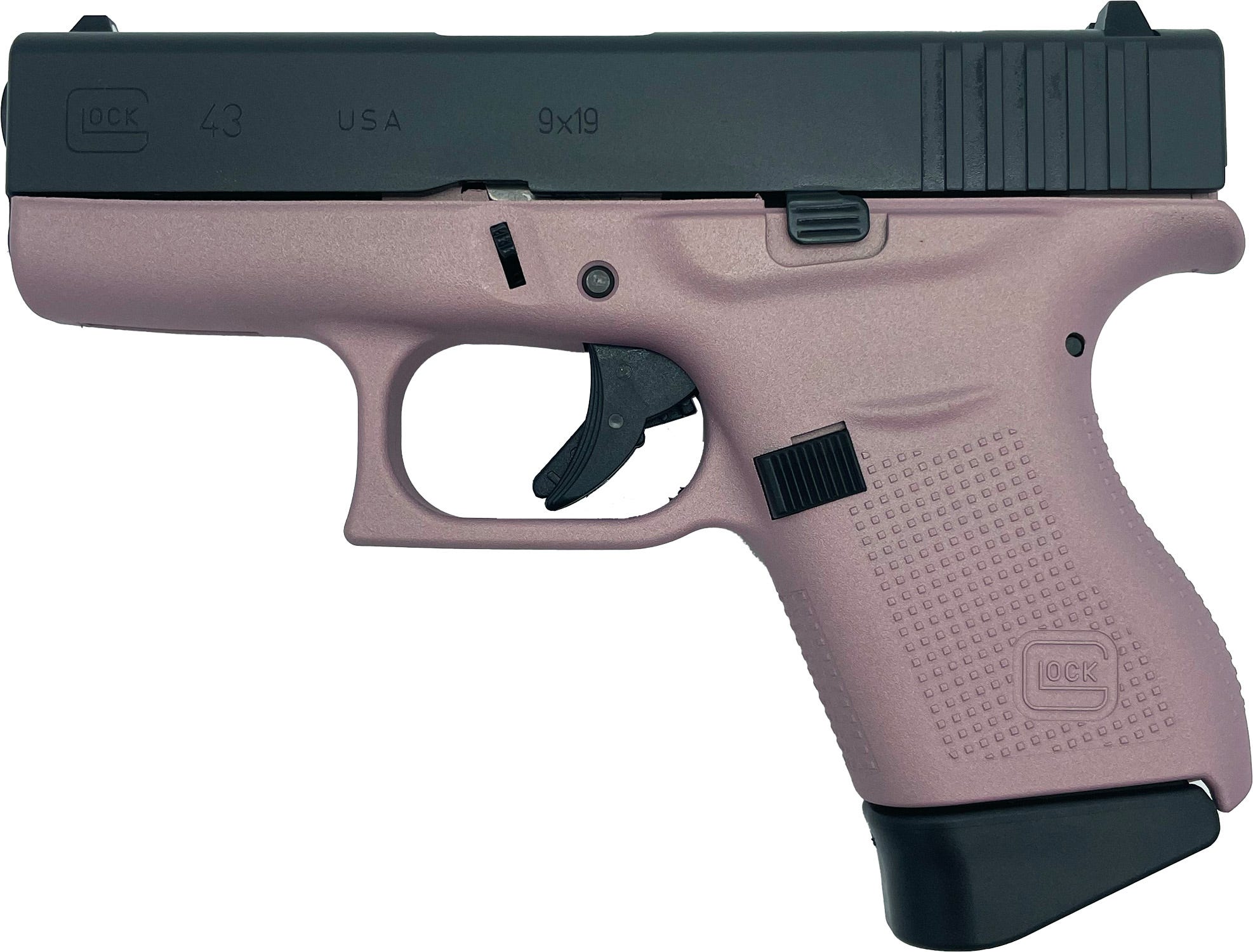 Glock 43 Pink Champagne 9mm 3.39-inch Barrel 6-Rounds LivenGood Exclusive