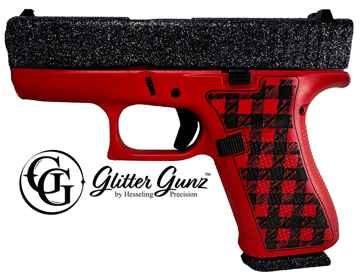 Glock 43X "Buffalo Plaid" Red 9mm 3.4" Barrel 10-Rounds