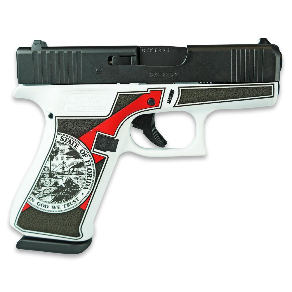 Glock 43X Florida White 9mm 3.41" Barrel 10-Rounds