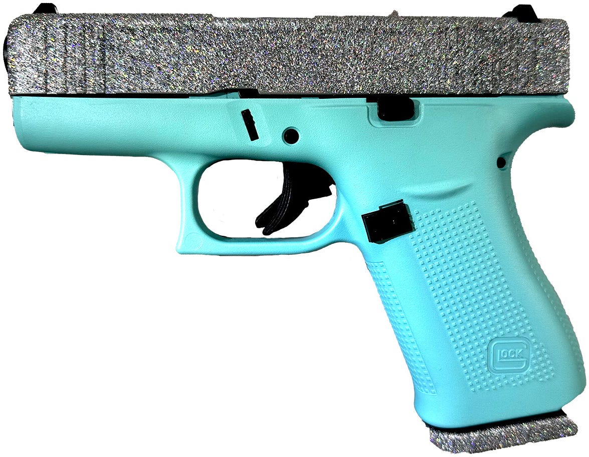 Glock 43X " Tiffany Diamond" 9mm 3.4" Barrel 10-Rounds