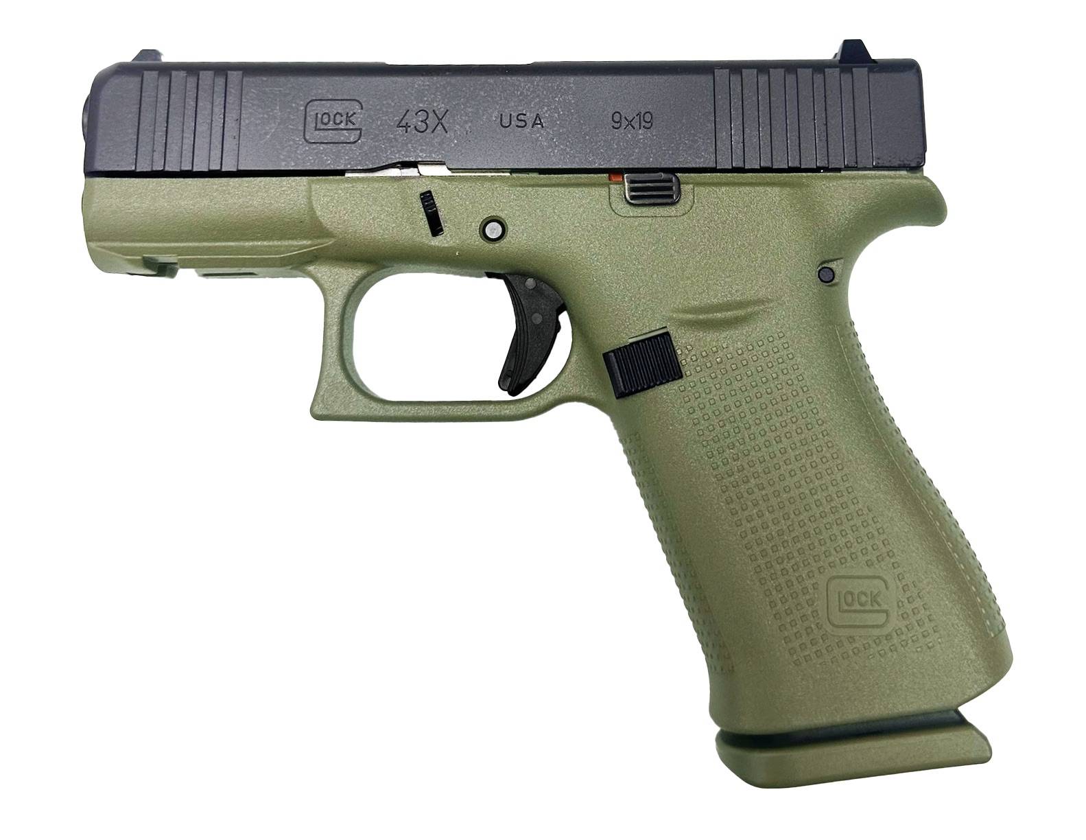 Glock 43X Battle Field Green 9mm 3.6" Barrel 10-Rounds