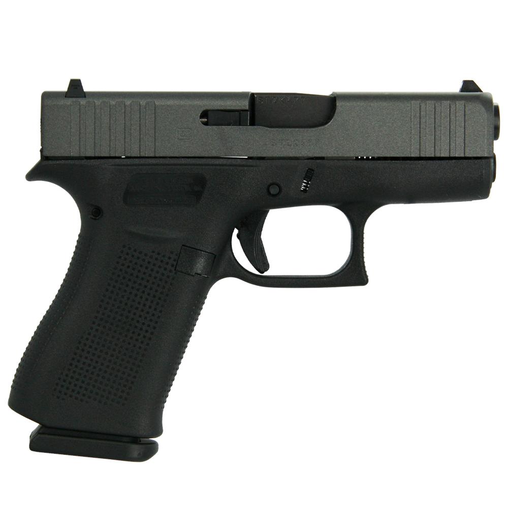 Glock 43x Custom "Two-Tone Sliver/Grey" 9mm 3.4" Barrel 10-Rounds