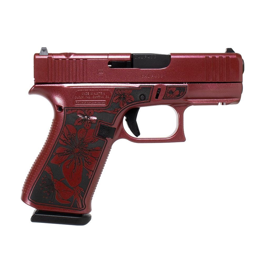 Glock 43x MOS "Cherry Blossom" Medusa Pink 9mm 3.4" Barrel 10-Rounds