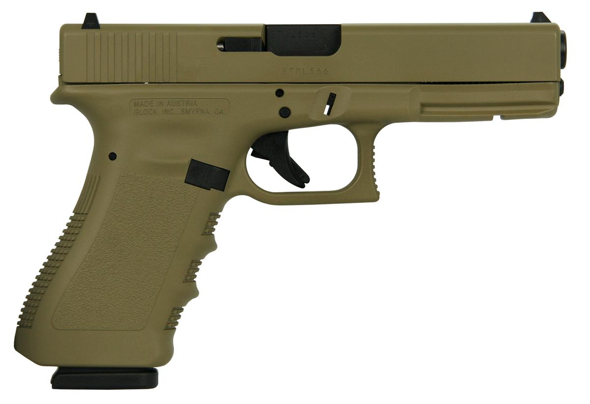 Glock 17 Gen 3 Flat Dark Earth 9mm 4.49" Barrel 17-Rounds