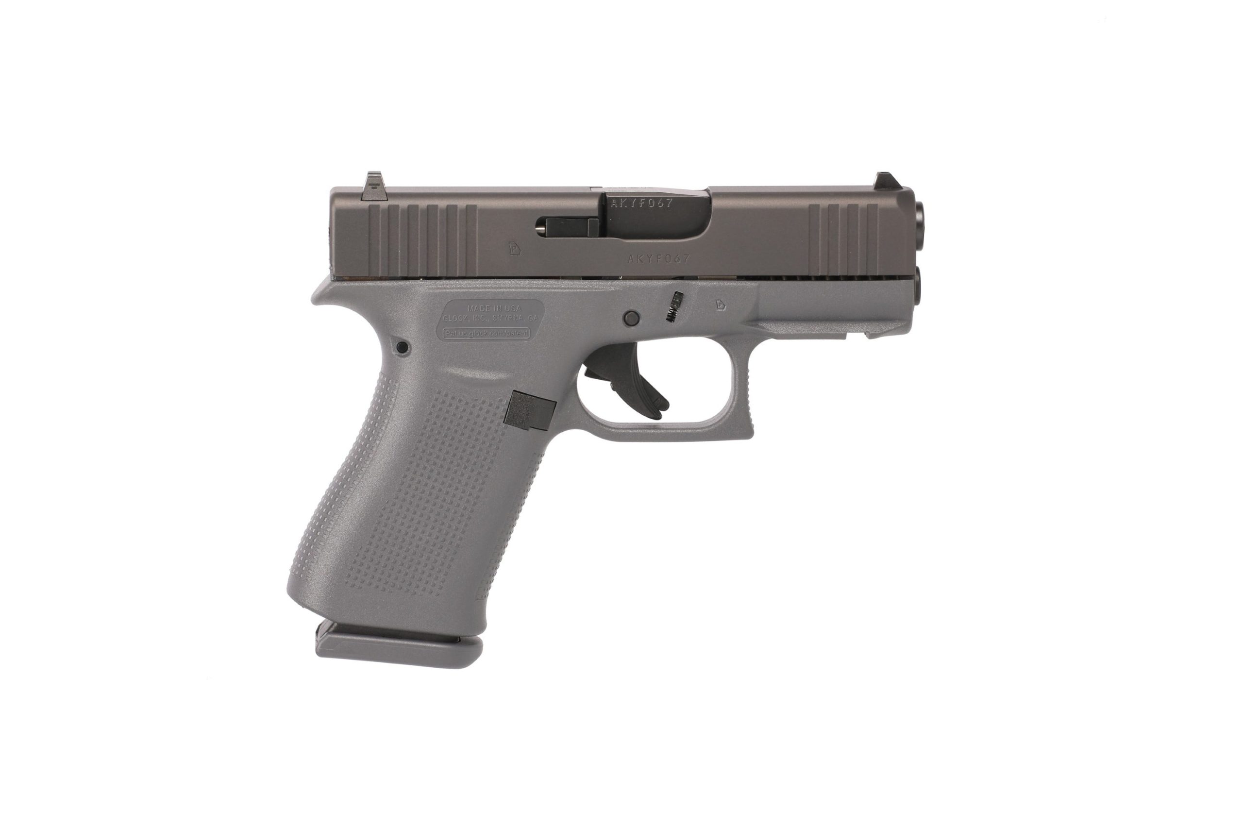 Glock G43X Grey 9mm 3.4" Barrel 10-Rounds w/ Front Rail