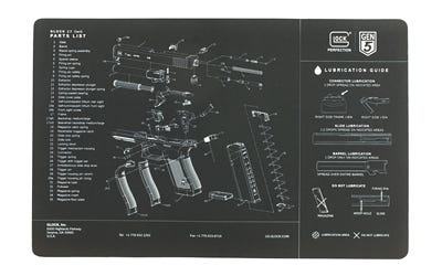 Glock GEN5 Bench Mat Black