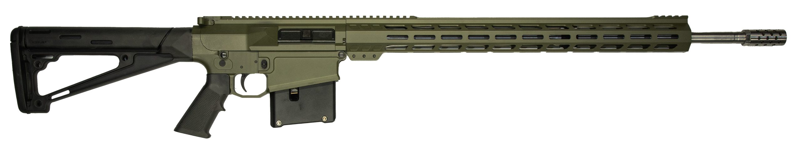 Great Lakes Firearms and Ammunition AR-10 OD Green 6.5 PRC 24" Barrel 5-Rounds