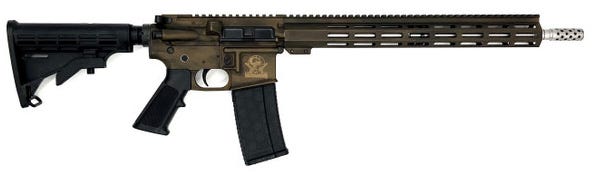 Great Lakes Firearms and Ammunition AR-15 BW Bronze .223 Wylde 16" Barrel 30-Rounds