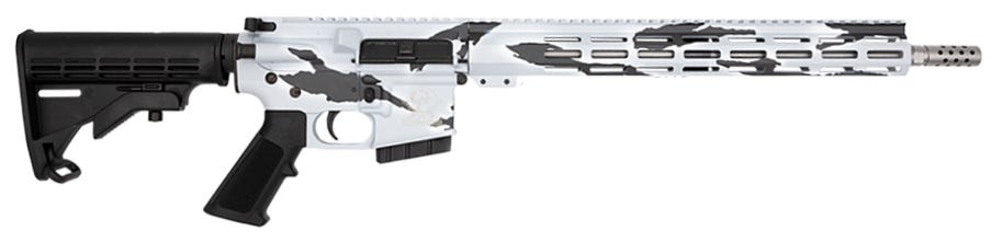 Great Lakes Firearms and Ammunition AR-15 Pursuit Snow Camo/SS .350 Legend 16" Barrel 5-Rounds