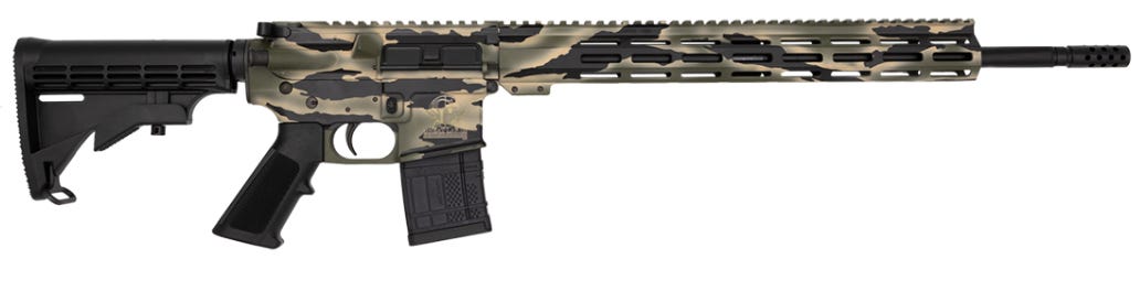 Great Lakes Firearms and Ammunition AR-15 Pursuit Green Camo .450 BM 18" Barrel 5-Rounds