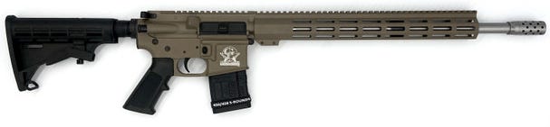 Great Lakes Firearms and Ammunition AR-15 Flat Dark Earth/SS .450 BM 18" Barrel 5-Rounds