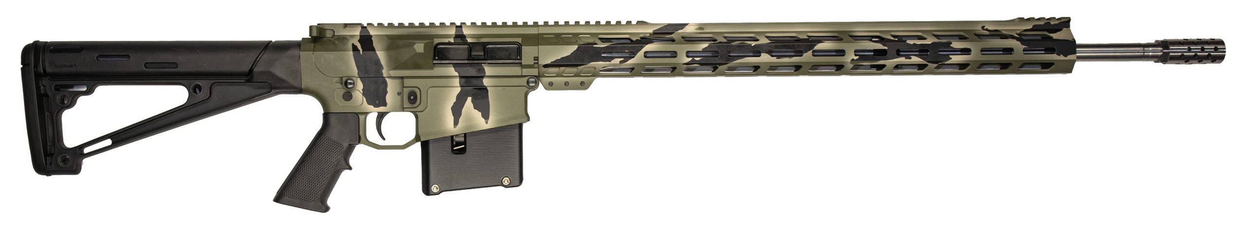 Great Lakes Firearms and Ammunition GL10 LA Pursuit Green Camo 7mm Rem Mag 24" Barrel 5-Rounds