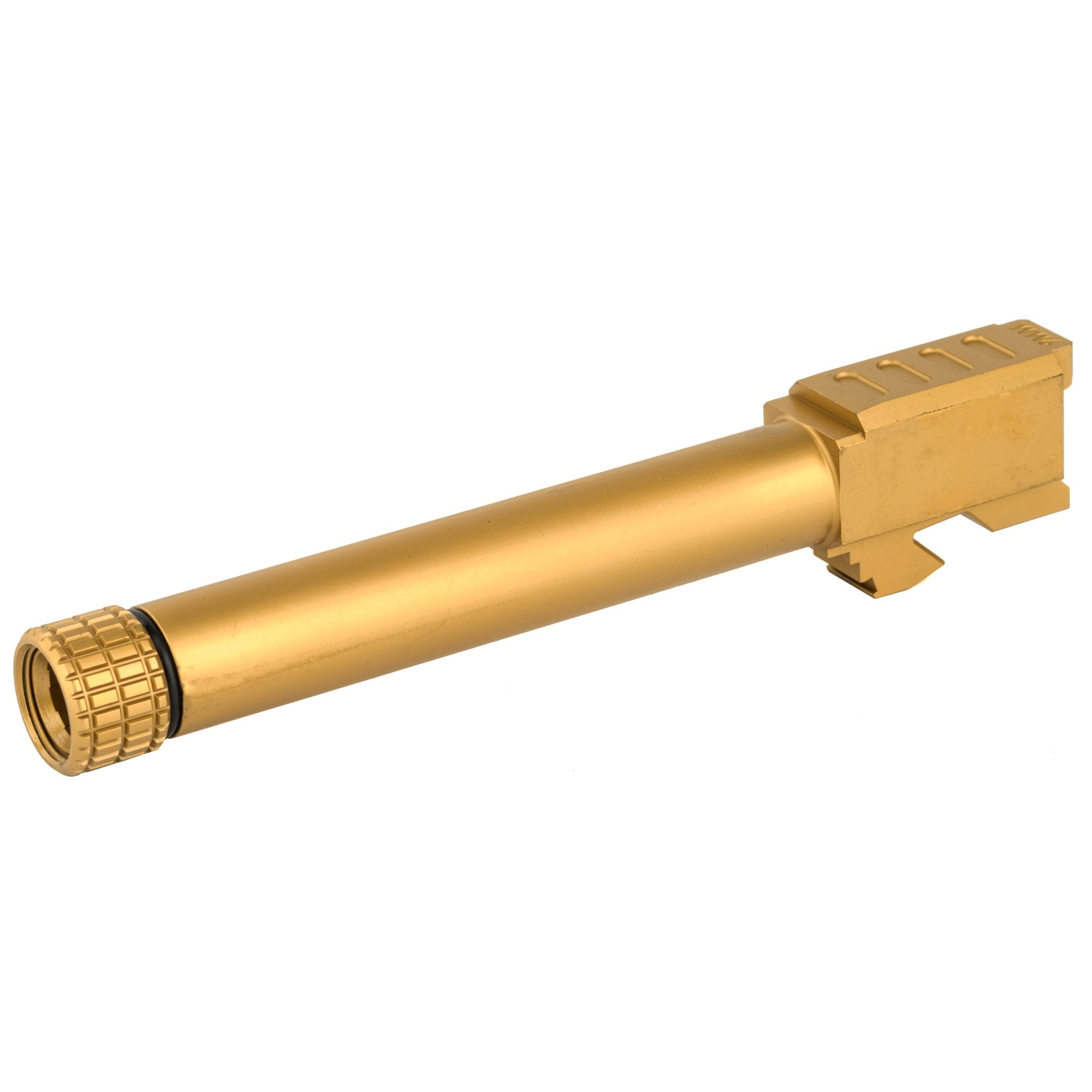 Grey Ghost Precision Match Grade Barrel Gold 9mm 5" Barrel Threaded for Glock 17 Gen3 / Gen4