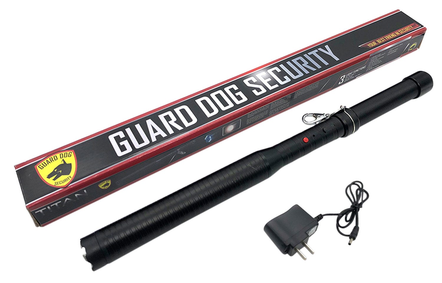 Guard Dog Security Titan Baton Stun Gun 7.5Mil-Volt with Light