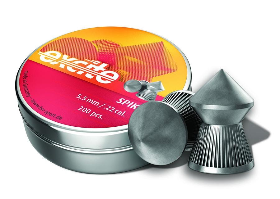 H&N Excite Spike .22 Caliber 15.74-Grain 200-Rounds