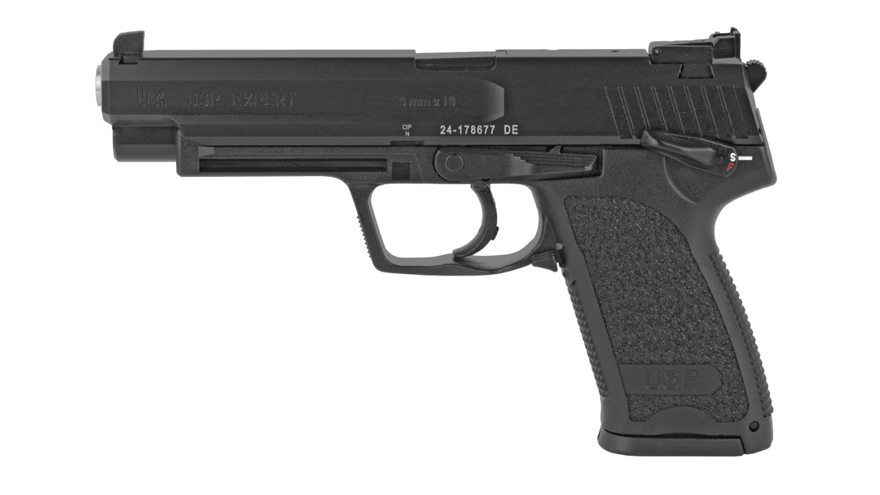 Heckler and Koch USP9 Expert V1 9mm 5.2" Barrel 10-Rounds