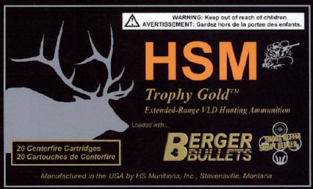 HSM BER300WBY185VLD 300Weatherby 185 VLD 20