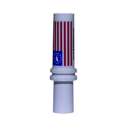 Haydels Game Calls OB-19 Ol' Betsy Double Reed Mallard Duck Call White with Flag