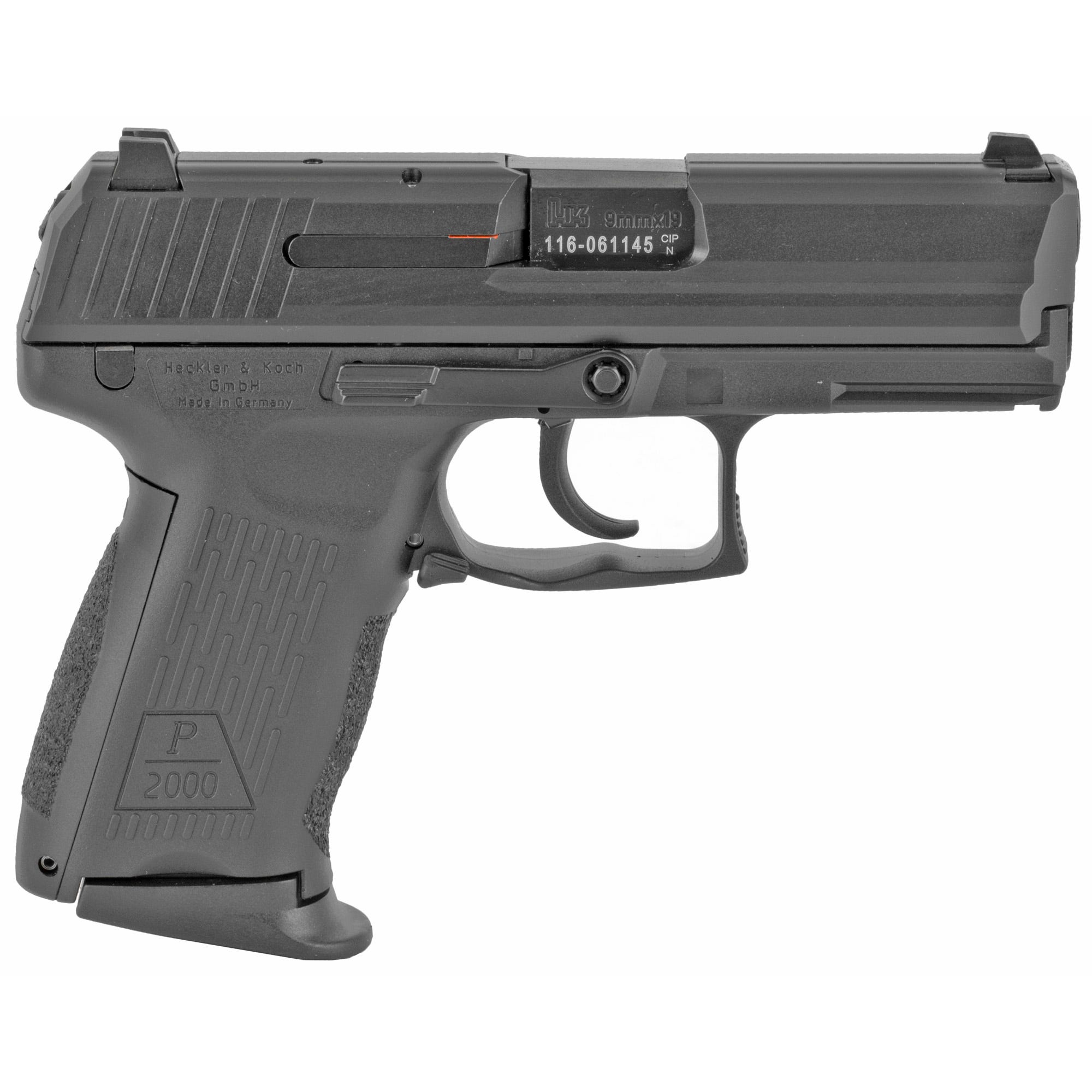 Heckler and Koch P2000 V2 LEM 9mm 3.66" Barrel 13-Rounds