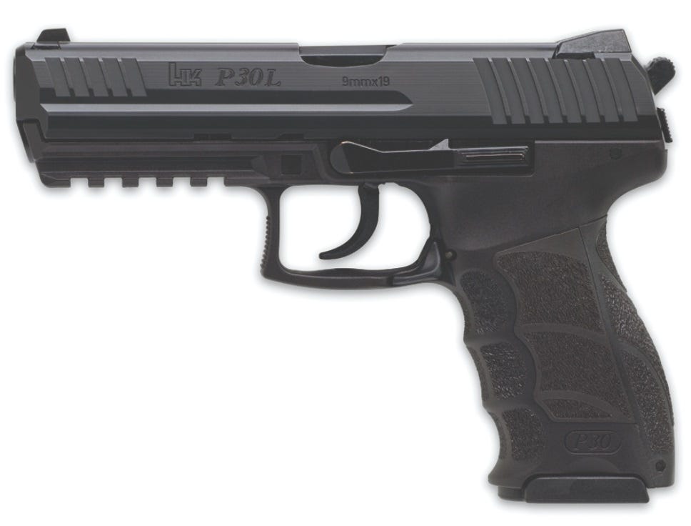Heckler and Koch P30L V3 Black 9mm 4.45" Barrel 17-Rounds