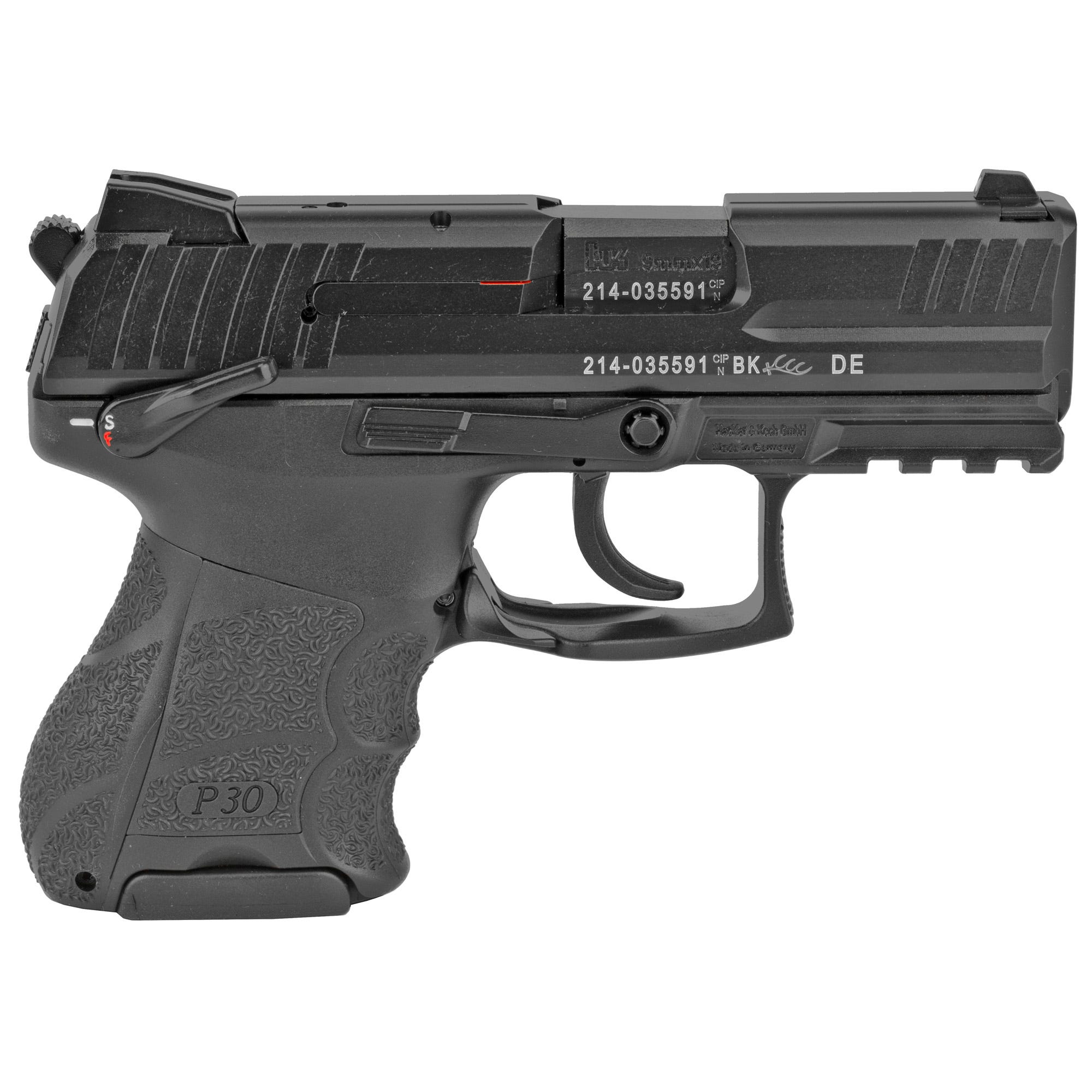 Heckler and Koch P30SK V3 9mm 3.27" Barrel 10-Rounds with Two Magazines
