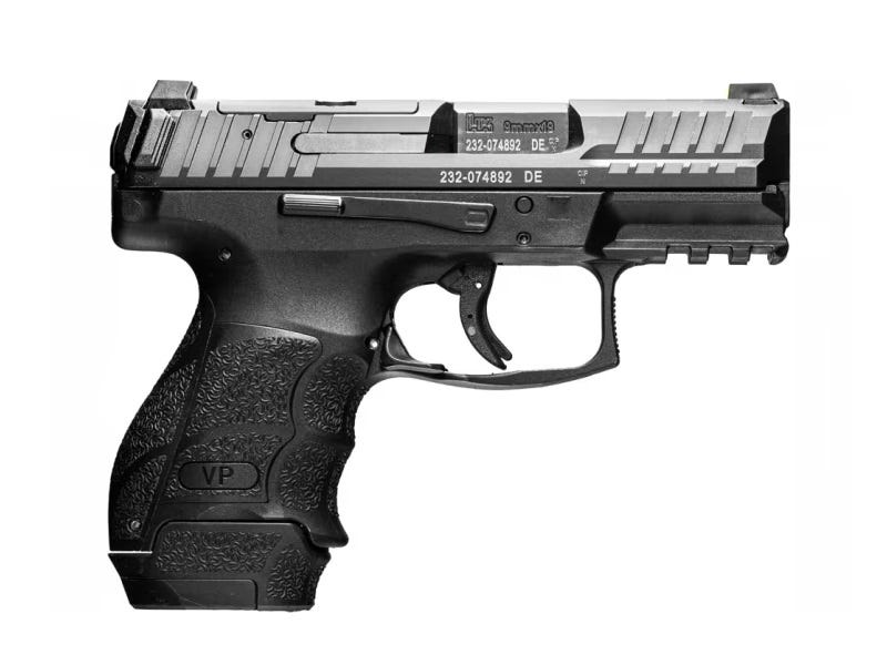 Heckler and Koch VP9SK 9mm 3.39" Barrel 15-Rounds Night Sights