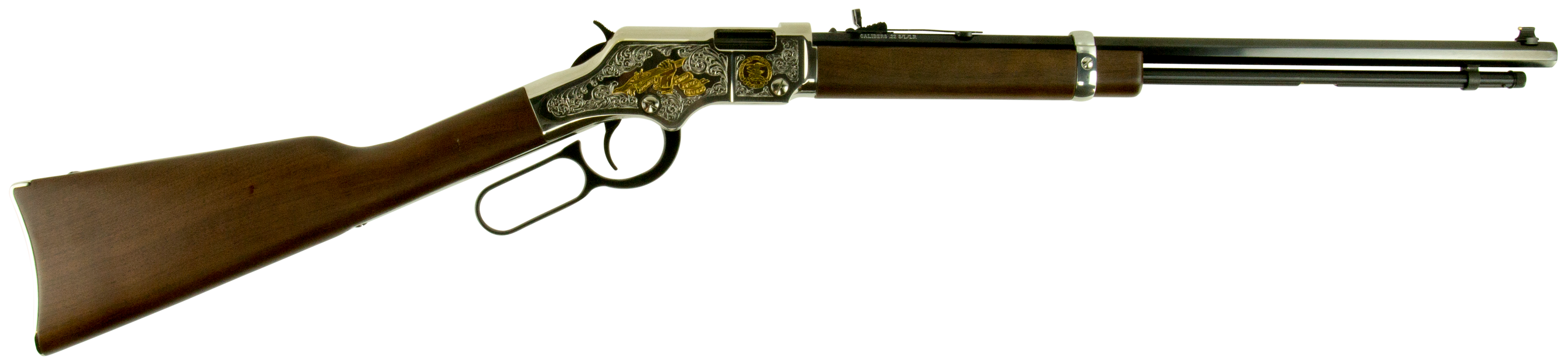 Henry Repeating Arms Golden Boy 2nd Amendment Tribute Nickel .22 LR 20" Barrel 16-Rounds