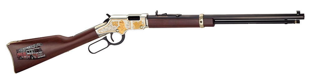 Henry Repeating Arms Golden Boy Walnut .22 LR / .22 Short 20" Barrel 16-Rounds / 21-Rounds Firefighter Tribute