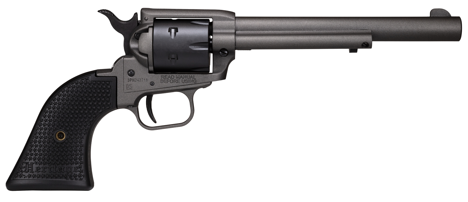 Heritage Firearms Rough Rider Tungsten .22 LR 6.5" Barrel 6-Rounds Poly Grips