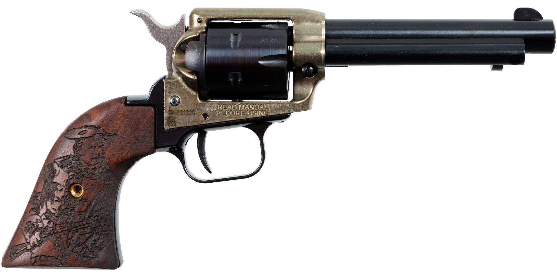 Heritage Firearms Rough Rider Wild West .22 LR 4.75" Barrel 6-Rounds Buffalo Bill Grips