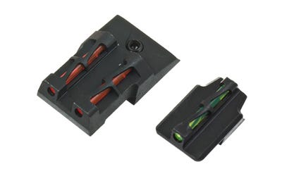 HiViz Sight Set For Ruger Security 9 Contrasting Fiber Optic Sight Set