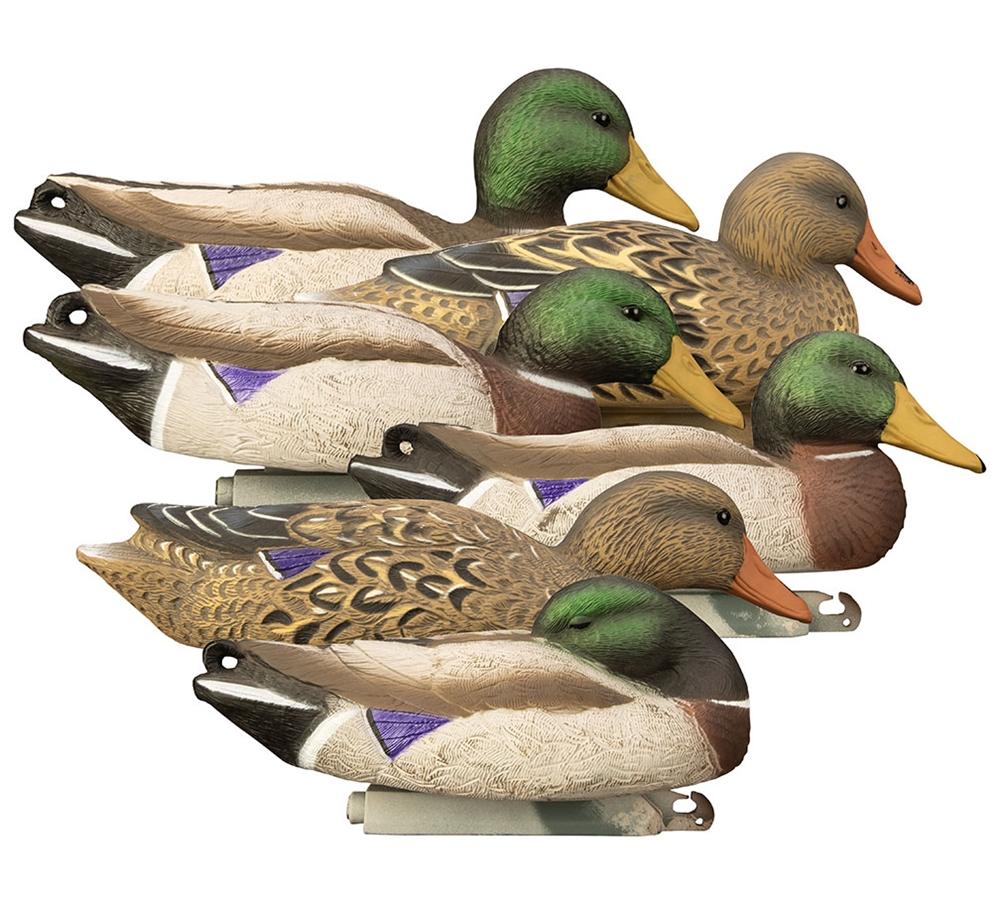 Higdon Outdoors Full Size Mallard Decoy Foam-Filled 6-Pack