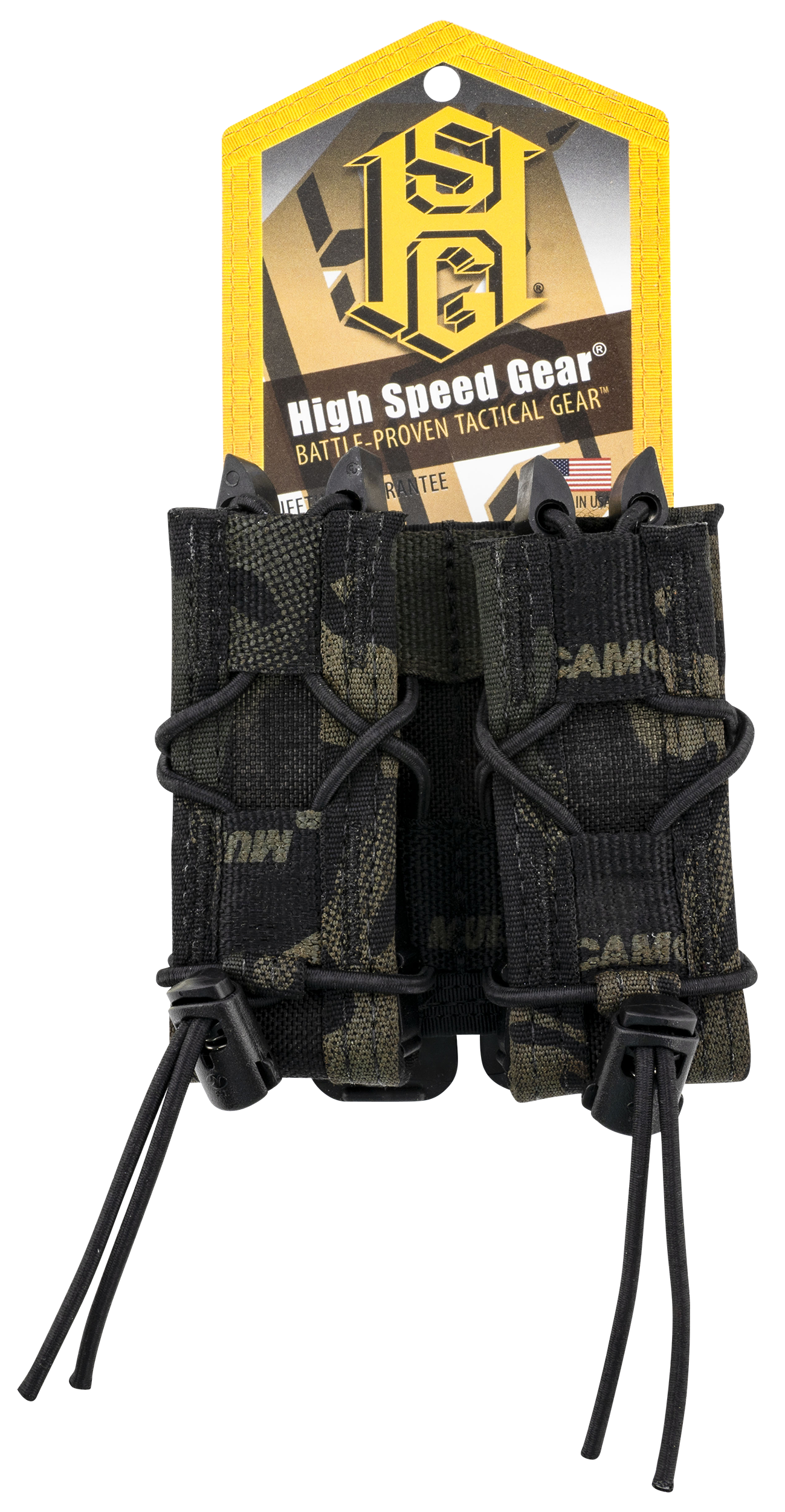 High Speed Gear TACO Double Pistol Mag Pouch Black Multicam