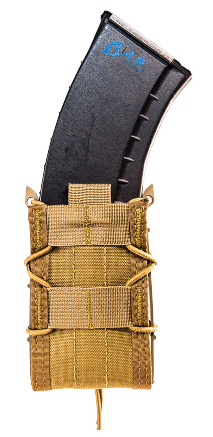 High Speed Gear TACO MOLLE Magazine Pouch Coyote Brown with Polymer Divider