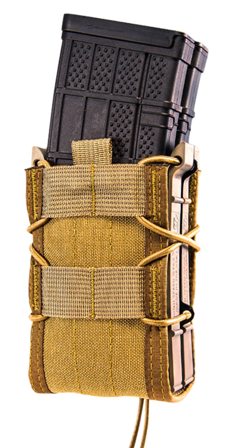 High Speed Gear TACO X2R Magazine Pouch Coyote Brown 2 Compartments with Divider