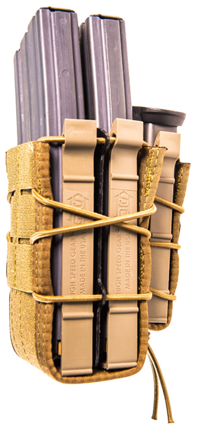 High Speed Gear TACO X2RP Magazine Pouch Coyote Brown 3-Compartments