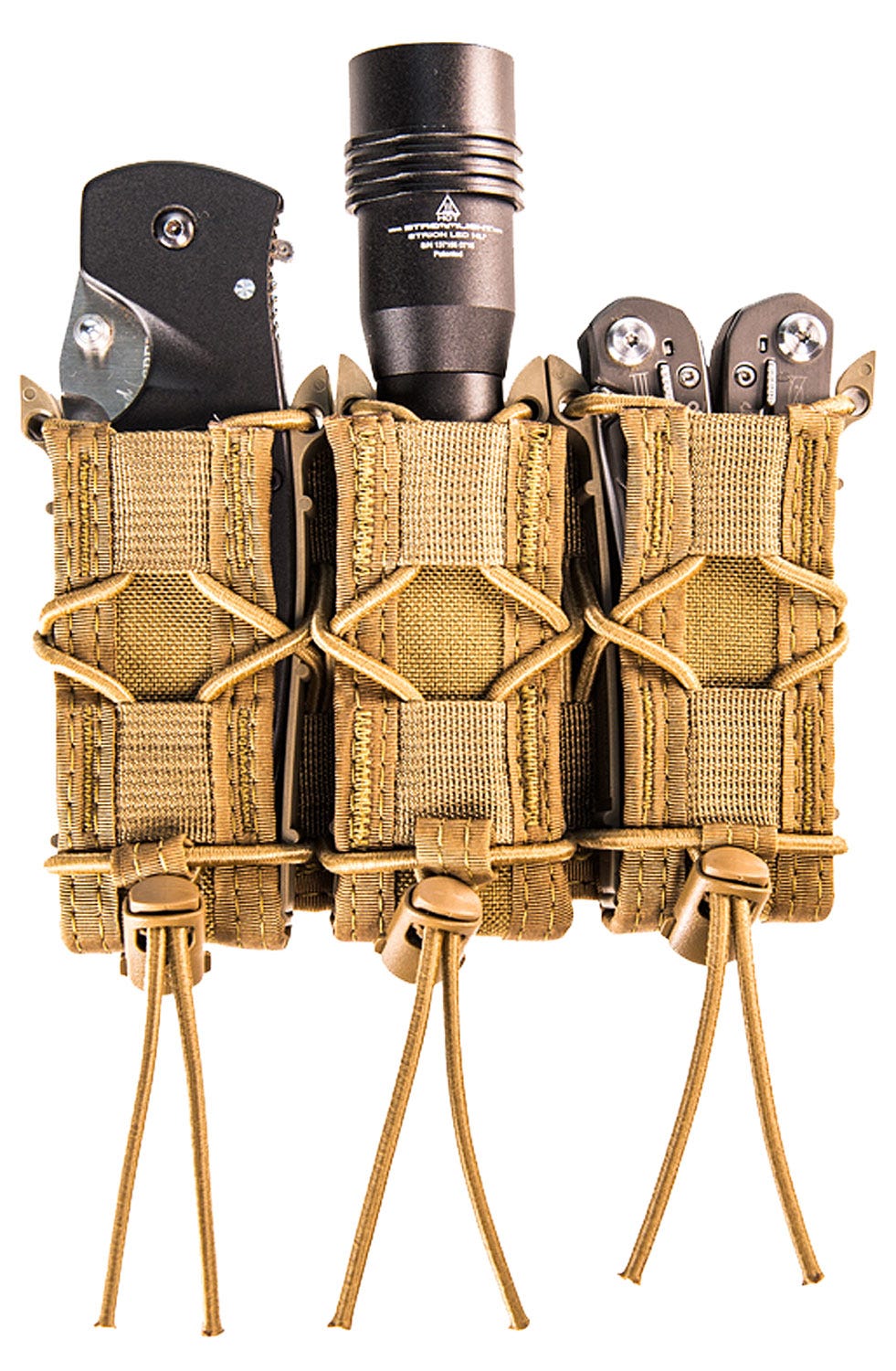 High Speed Gear Taco Molle Coyote Brown 3-Compartments