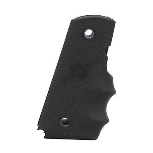 Hogue Officers Model Rubber Grip with Finger Grooves Black