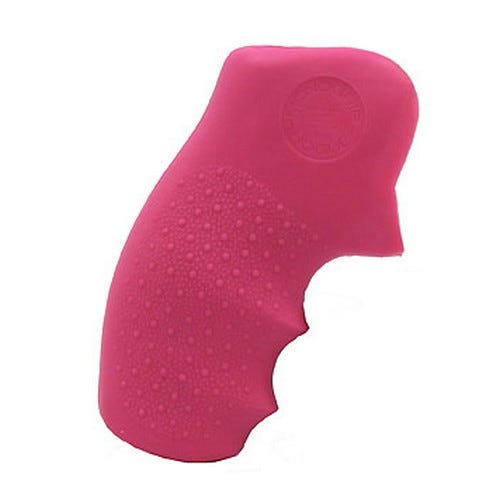 Hogue S&W J Frame Round Butt Rubber Monogrip Pink