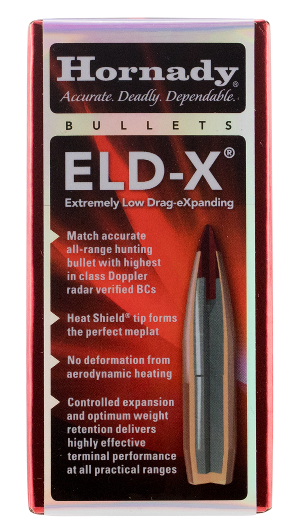 Hornady ELD-X Reloading Bullets .30 Cal 178-Grain 100-Count