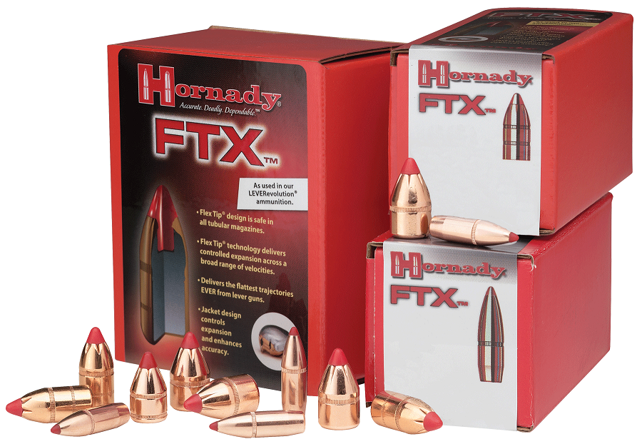 Hornady FTX Reloading Bullets .357 140-Grain 100-Count