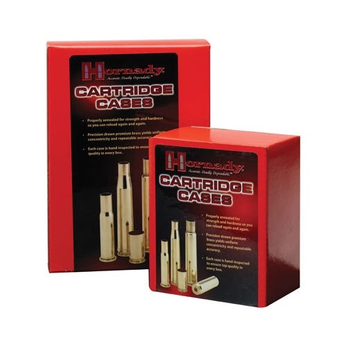 Hornady .17 Hornet Unprimed Brass Cartridge Cases 50 Count