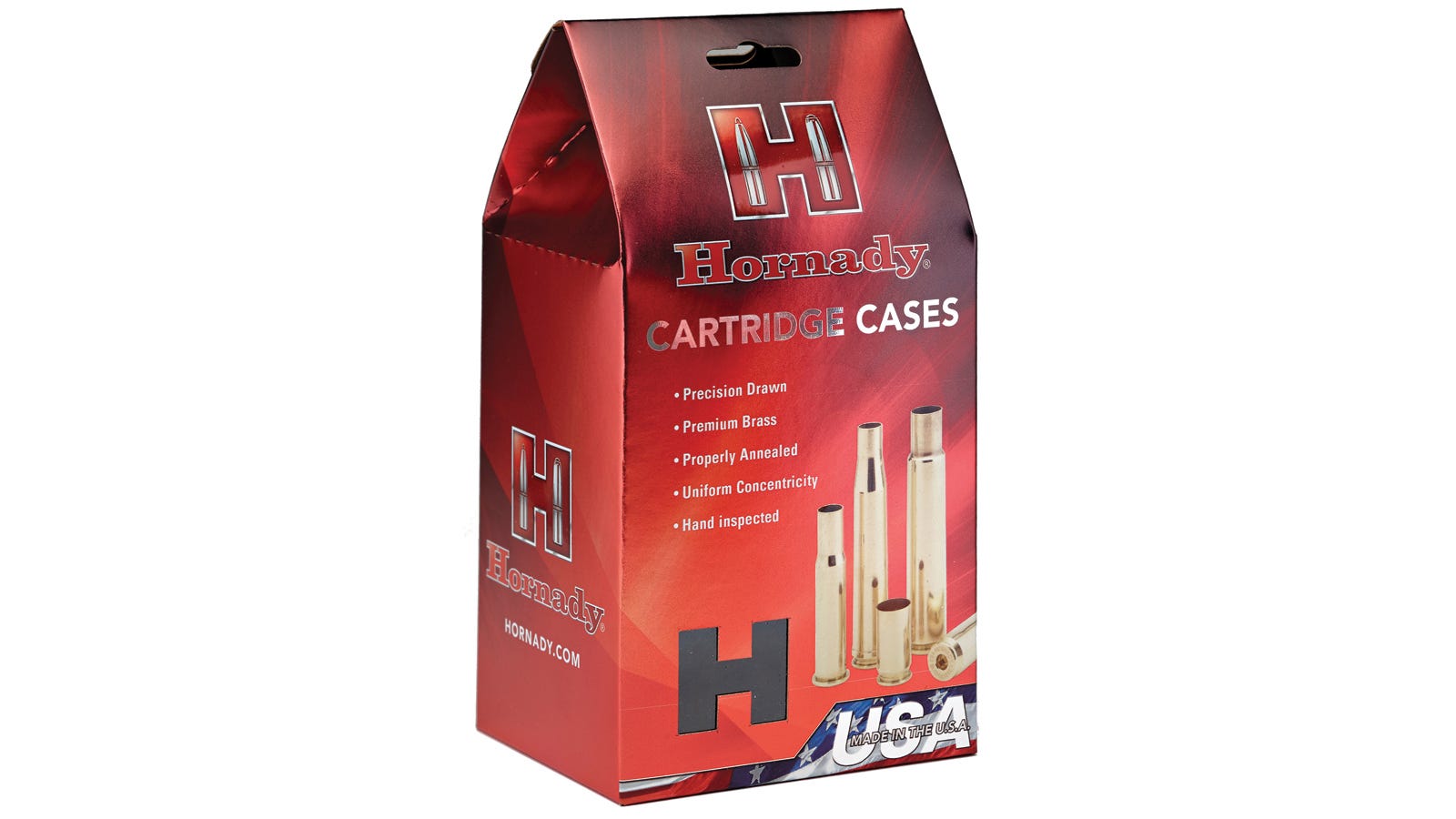 Hornady Reloading Components .35 Remington New Unprimed Brass Cartridge Cases 50 Count