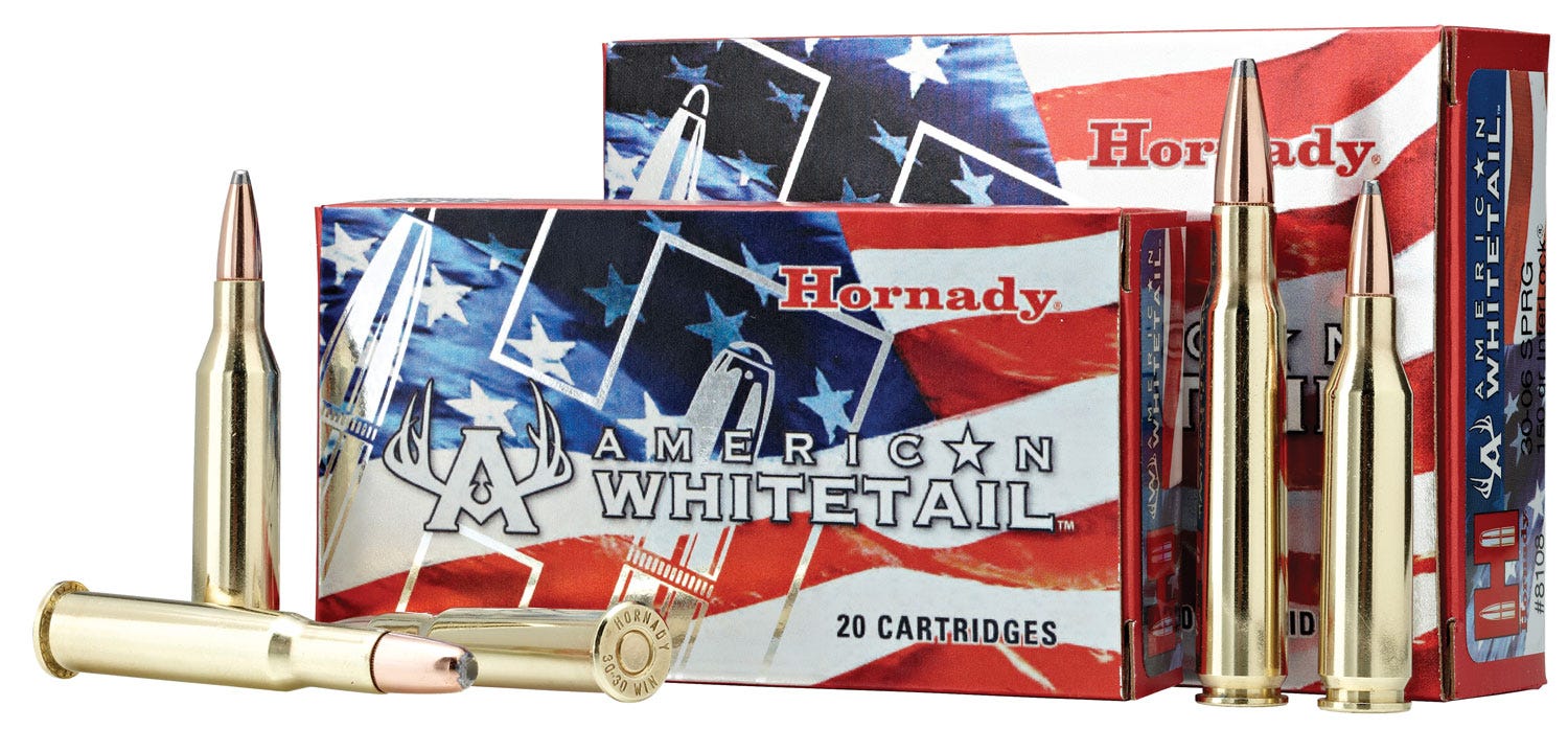 Hornady American Whitetail 6.5 Creedmoor 129-Grain 20 Rounds InterLock