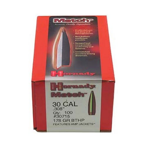 Hornady 30715 Bull .308 178 BTHP-M 100