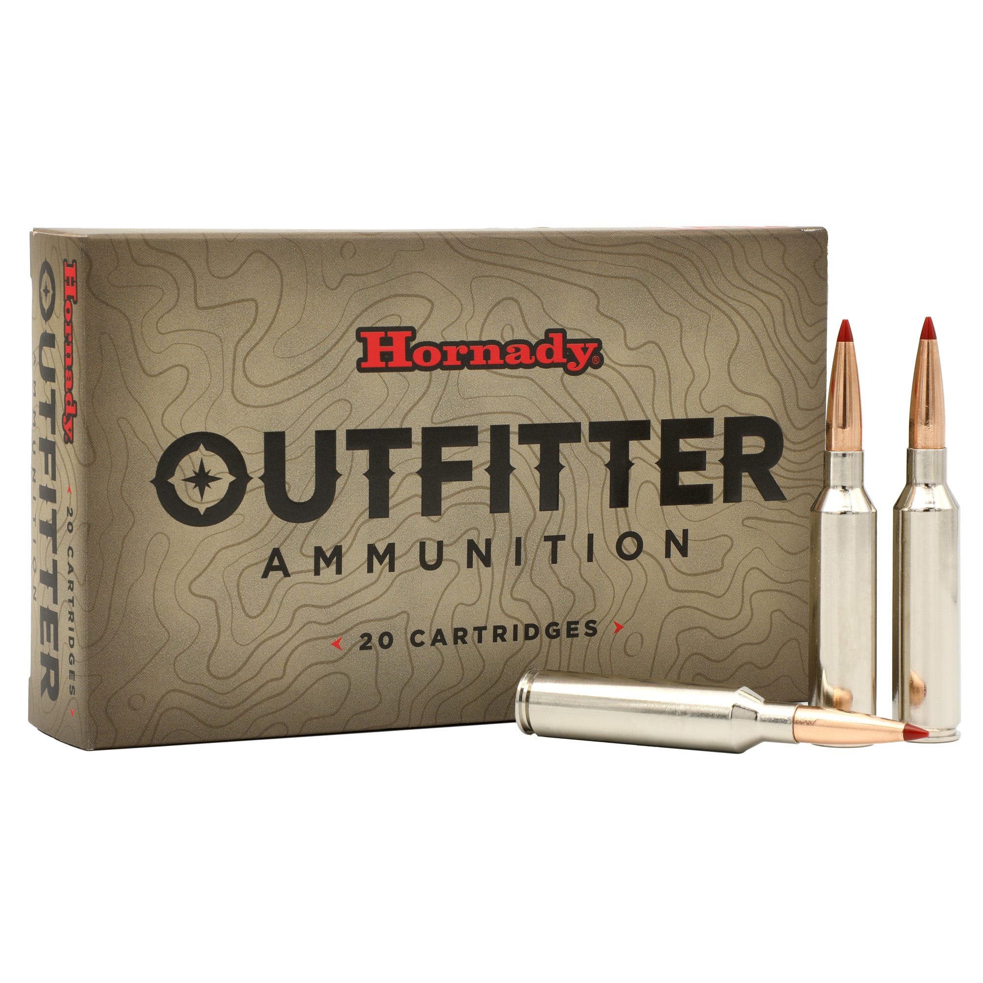 Hornady Outfitter Nickel Plated Brass 7mm PRC 20-Rounds