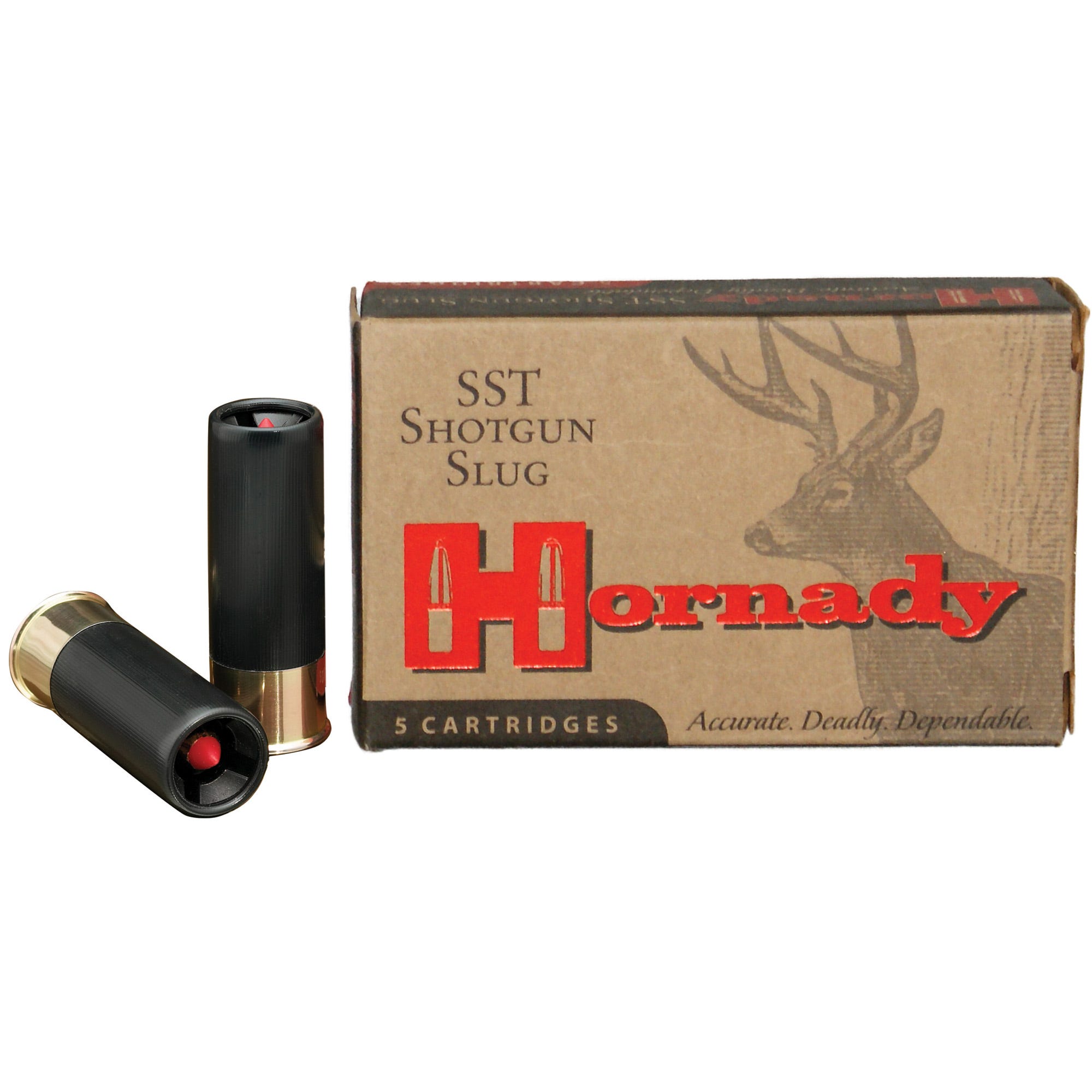 Hornady SST FTX Sabot Slug 12 Gauge 300 Grain 5-Rounds 2.75"
