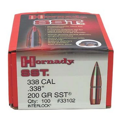Hornady 33102 Bull .338 200 SSt 100