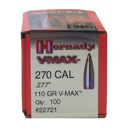 Hornady 22721 Bull .277 110 VMAX with c 100