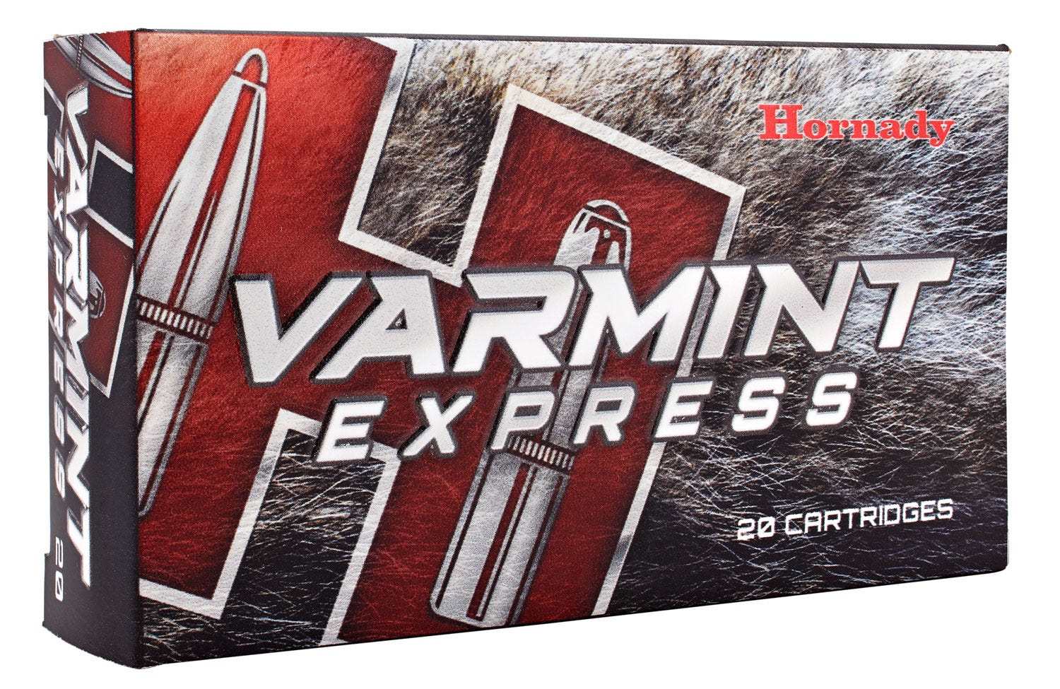 Hornady Varmint Express Brass .22-250 Rem 55-Grain 20-Rounds V-Max